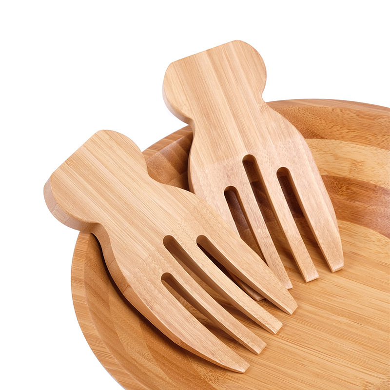 Kitchen Helper Gadgets - 2 шт., бамбуковые Сервировочные щипцы для
