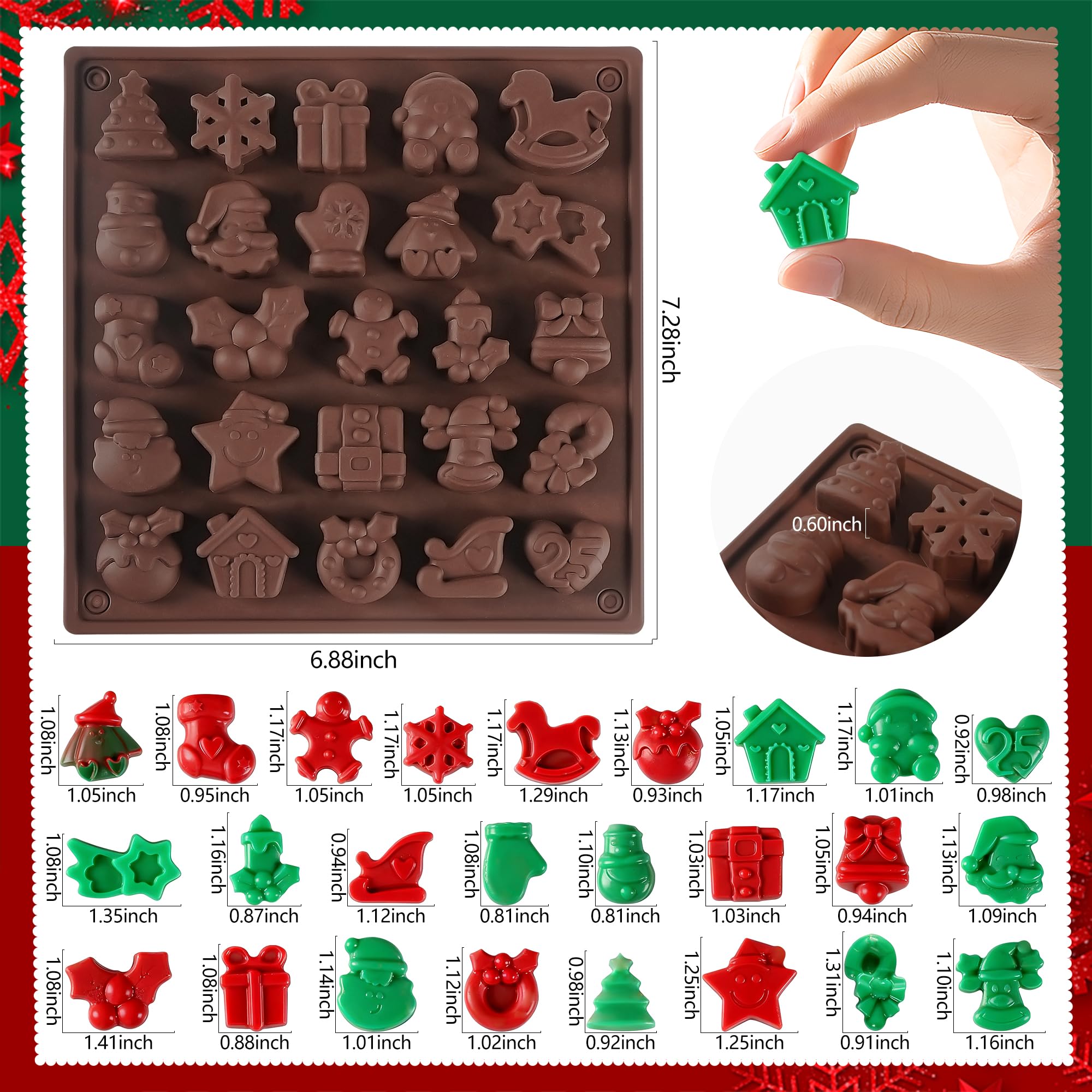 1-2 шт. Рождественские силикон – обзор и цена Silicone Mold Baking