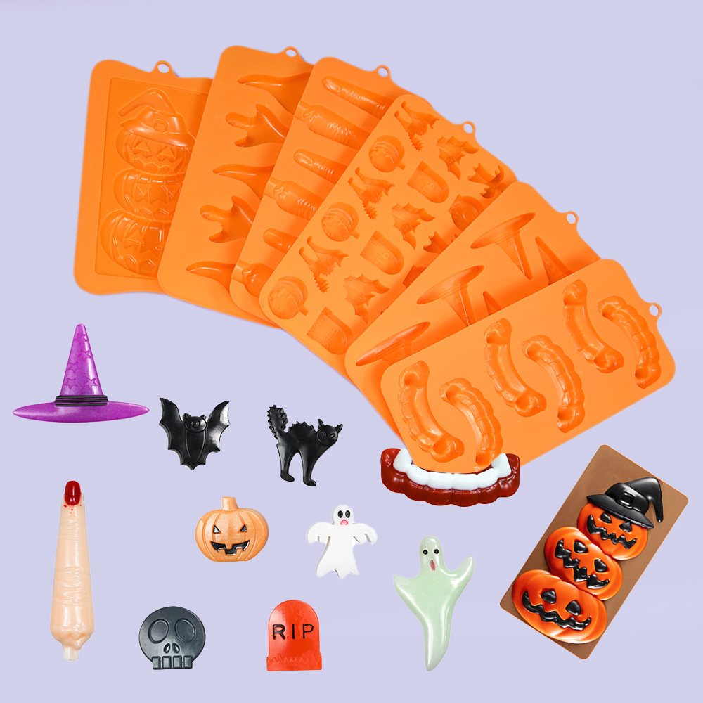 Форма для Хэллоуина, тыква, че – обзор и цена Silicone Mold Baking