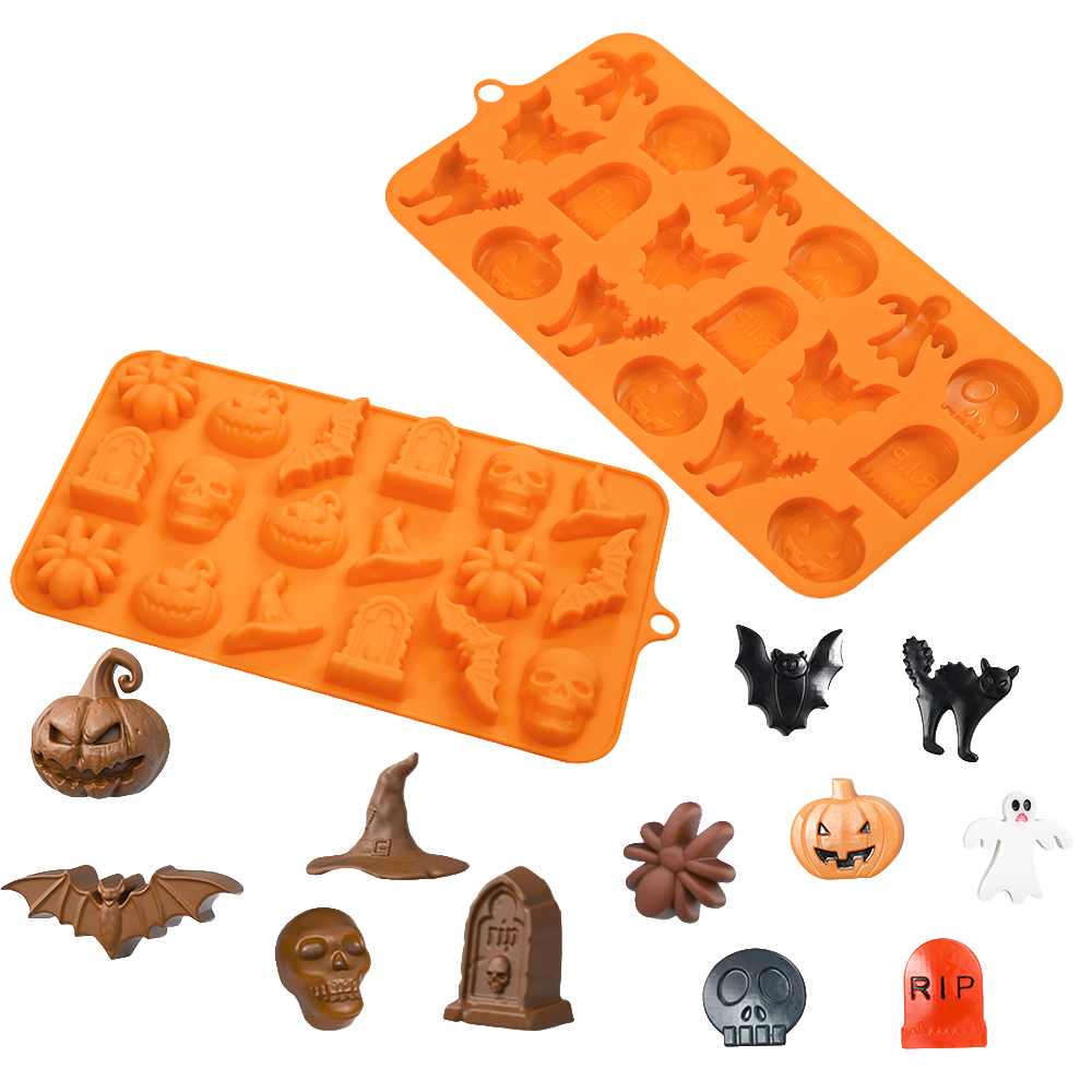 Форма для Хэллоуина, тыква, че – обзор и цена Silicone Mold Baking